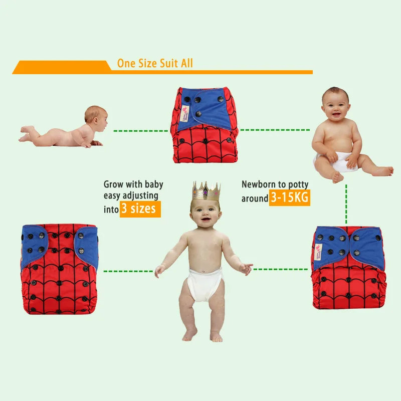 Littles & Bloomz Adjustable Pocket Nappy 5291