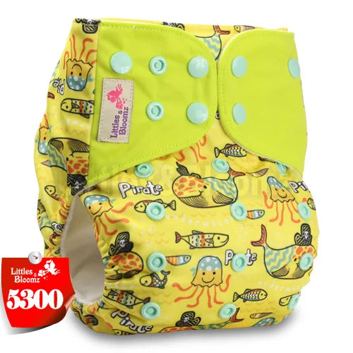 Littles & Bloomz Adjustable Pocket Nappy 5291