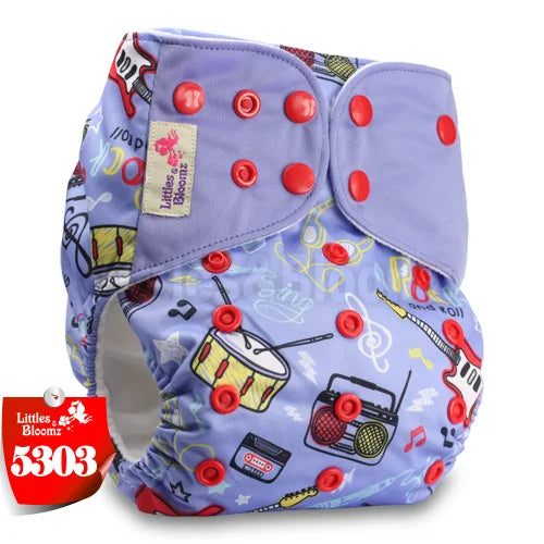 Littles & Bloomz Adjustable Pocket Nappy 5291