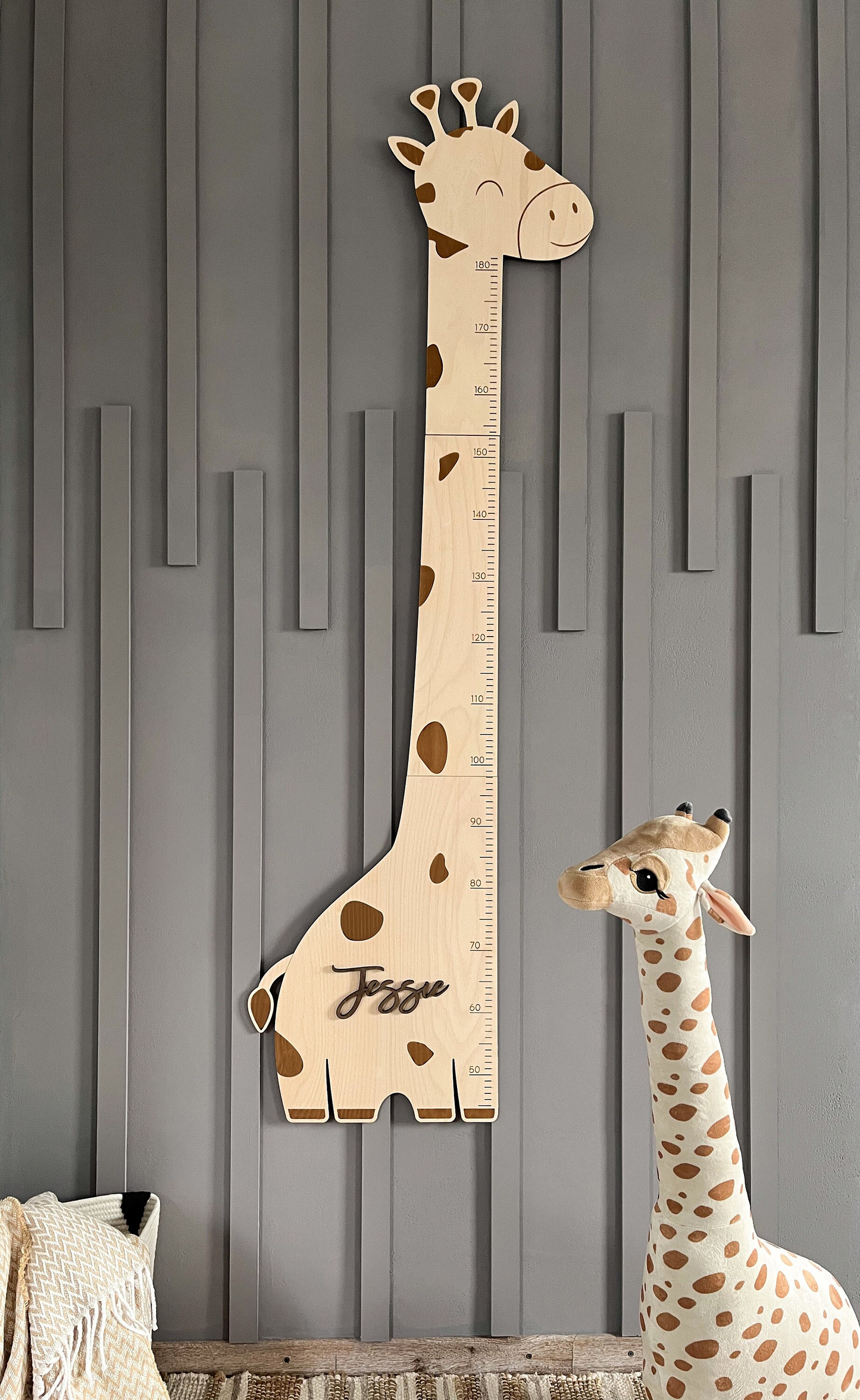 Personalized Giraffe Growth Chart