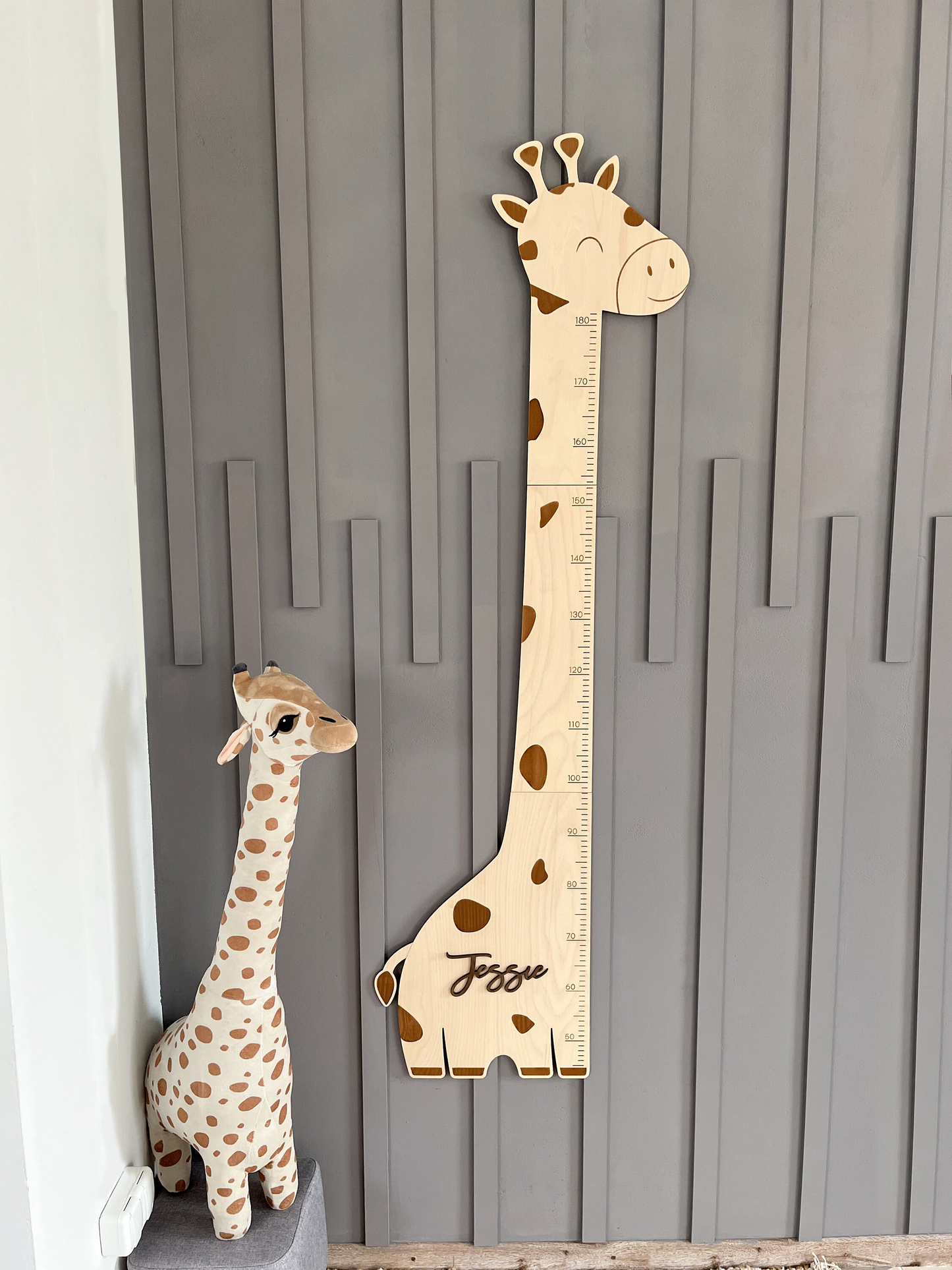 Personalized Giraffe Growth Chart