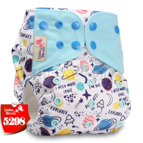 Littles & Bloomz Adjustable Pocket Nappy 5298
