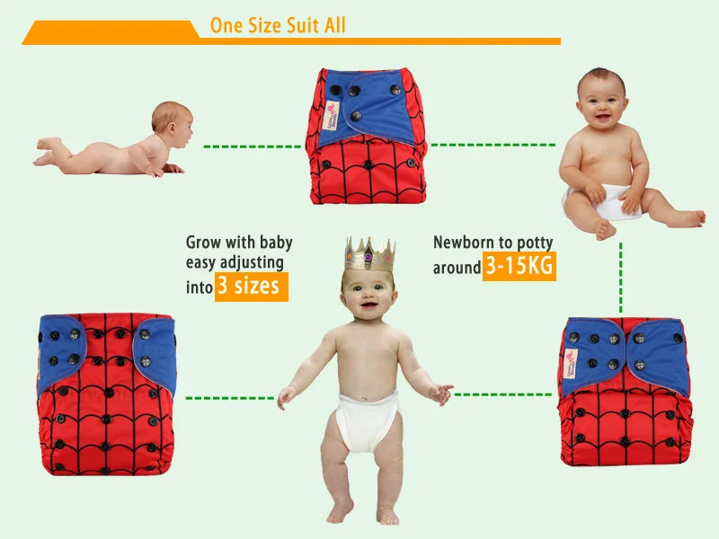 Littles & Bloomz Adjustable Pocket Nappy 5298