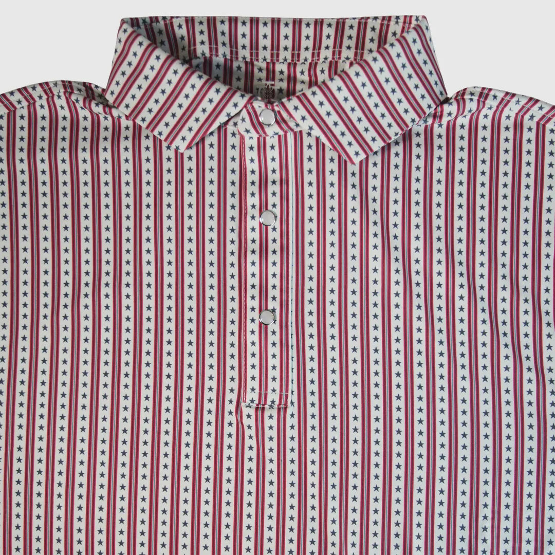 The "America" Polo (Pearl Snaps)